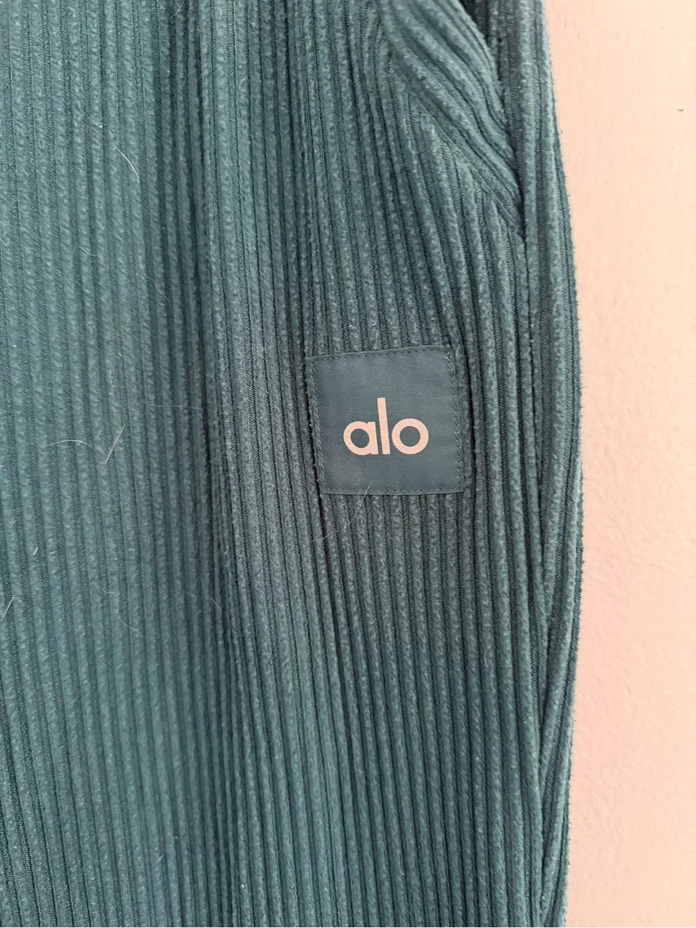 ALO Yoga Ribbed Leggings in Green